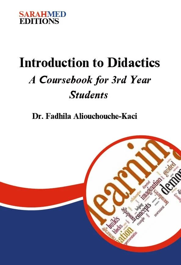 Couverture — Introduction to Didactics A Coursebook for 3rd Year Students