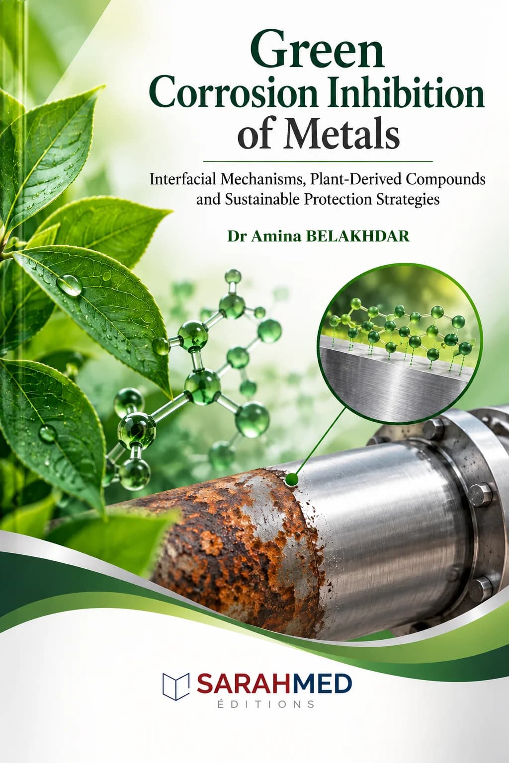 This book explores sustainable approaches to metal corrosion control through green inhibitors derived from plants and natural compounds. It examines interfacial adsorption mechanisms, electrochemical behavior, structure–activity relationships, and environmentally responsible protection strategies. Bridging fundamental chemistry with practical applications, it provides a concise scientific framework for developing efficient, safer, and more sustainable corrosion inhibitors.
