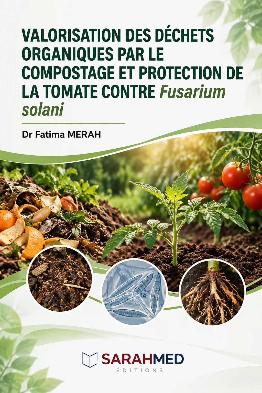 This study explores the valorization of organic waste through composting and its potential role in protecting tomato plants against Fusarium solani. It examines compost production, microbial dynamics, physicochemical properties, and the suppressive effects of mature compost on soilborne disease. The work connects waste recycling, sustainable agriculture, plant health, and biological control, offering a practical and scientific perspective on environmentally responsible crop protection.