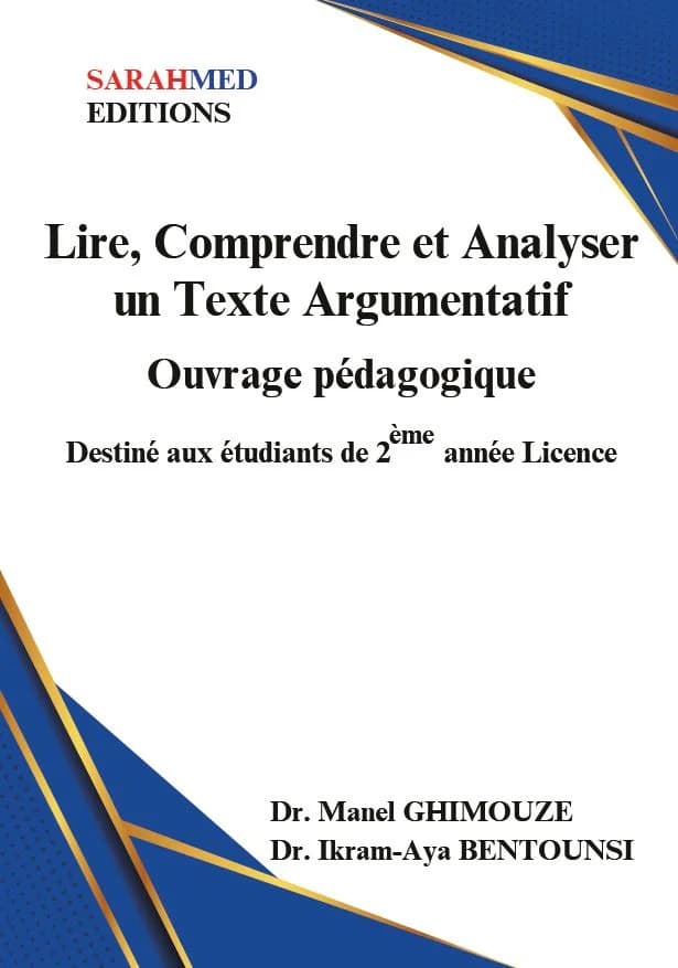 Couverture — LECTURE ET ETUDE DE TEXTES Ouvrage pédagogique destiné aux étudiants de 1ère année Licence